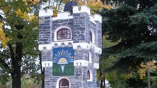 Model rozhledny ve Starém městě u Bruntálu