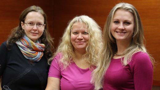 Jana Horská, Dana Fiedlerová a Jaroslava Varodi, pracovnice Centra multikulturního vzdělávání Jihlava