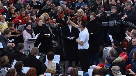 Česká mše vánoční Jakuba Jana Ryby na pražské Kampě