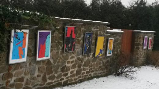 Galerijní rybník a Galerijní ulice v Jistebníku