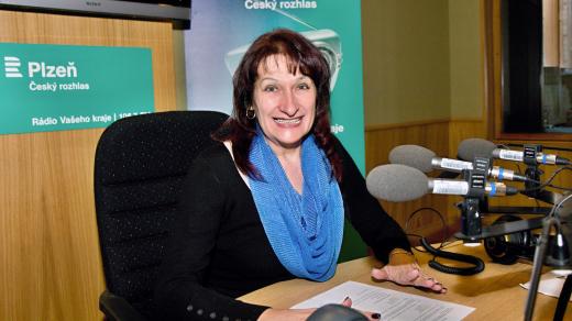 Dagmar Rusková ve studiu