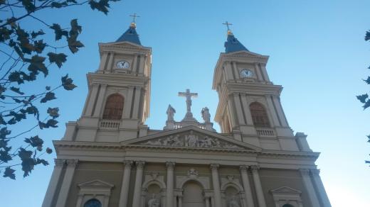 Věže Katedrály Božského Spasitele v Ostravě