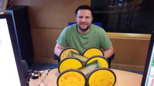 Petr Sedlák a pedalo