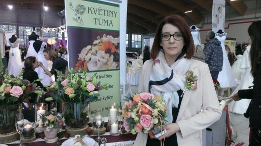 Marie Hladíková Tůmová na Svatebním veletrhu v Českých Budějovicích
