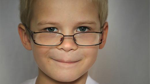 Chytré dítě, inteligence ilustrační foto.