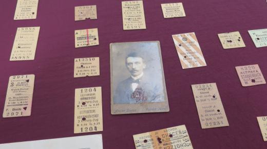 Staré jízdenky ze sbírky Jiřího Rokose