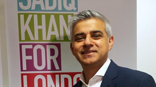 Kandidát na starostu Londýna, labourista Sadiq Khan