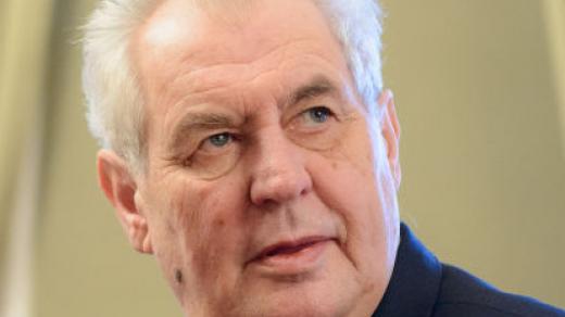 Prezident České republiky Miloš Zeman