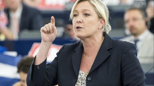 Marine Le Penová v Evropském parlamentu