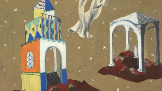 Zdenek Rykr, Elegie č. 47, 1939, olej, tempera, plátno