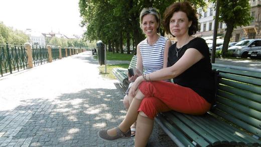 Klimatoložka Stanislava Kliegrová a Alena Zárybnická