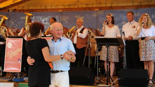 Na Selských slavnostech zahrála dechová kapela Podhoranka