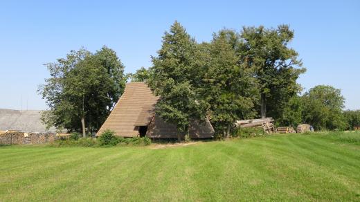 Stodola Žroutova statku byla postavena v polovině 17. století
