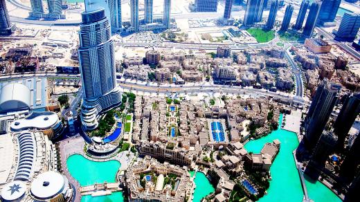 Dubaj, Dubai (pohled z Burdž Chalífa)