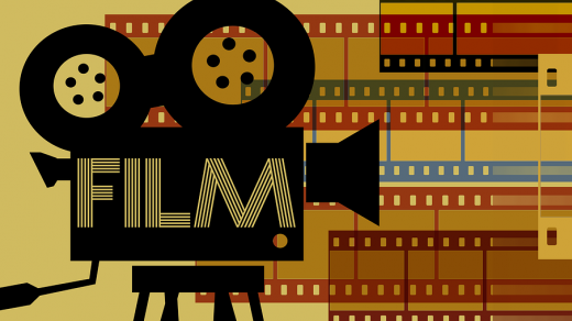 Film, filmová kamera (ilustrační obrázek)