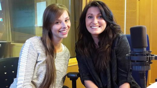 Martina Černá a Kristýna Štromajerová (zleva)