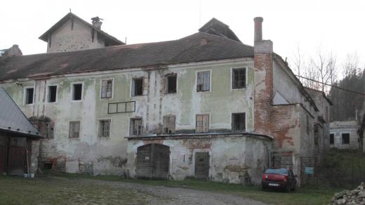Bývalý pivovar v areálu kláštera ve Vyšším Brodě