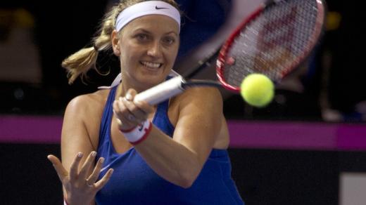 Petra Kvitová na Caroline Garciaovou v první sadě nestačila