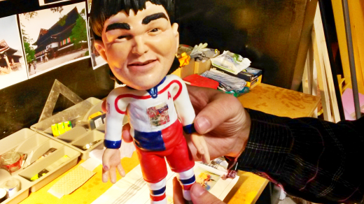 Filmová figurka Jaromíra Jágra, který byl (a bude ve filmovém) Naganu jednou z hlavních hvězd