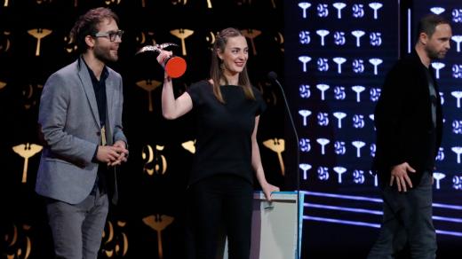Bára Poláková a Jan P. Muchow na Andělech v roce 2015