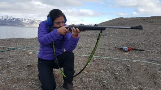 Romana Lehmannová v Arktidě