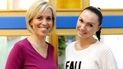 Alena Zárybnická s Kamilou Nývltovou