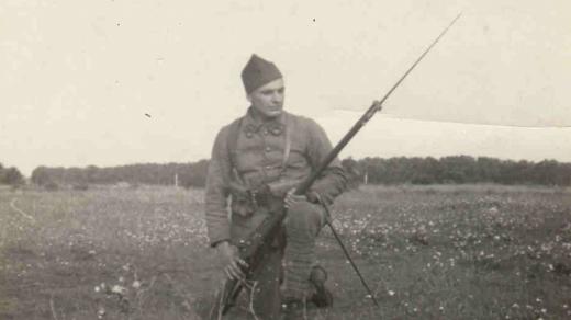 Ján Bačík ve Francii - 1940