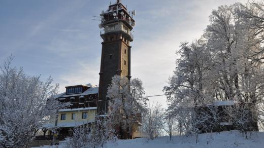 Tichánkova rozhledna na vrchu Tábor