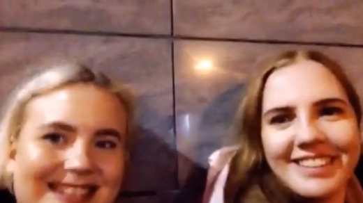 Birna Brjánsdóttir vpravo