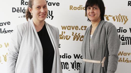 Grafická designérka Olga Vlčková a publicistka Karolína Vránková