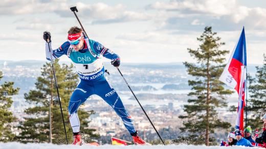 Biatlonista Ondřej Moravec