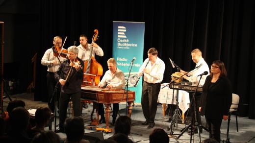 Koncert souboru Hradišťan v Českém rozhlase České Budějovice