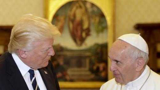 Donald Trump na návštěvě u papeže Františka ve Vatikánu