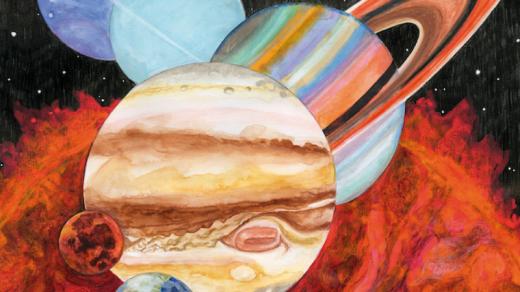 Z přebalu alba Planetarium od Sufjana Stevense