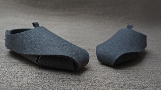 Marie Nina Václavková, pantofle do design shopu