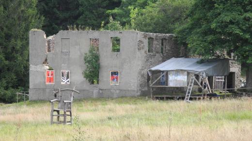 Osada Königsmühle v Krušných horách