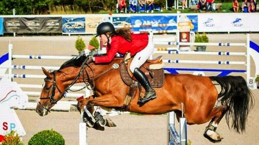 Úspěšná parkurová jezdkyně Kateřina Málková