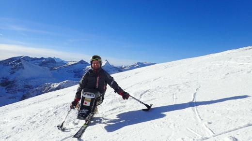 Chvilka pro fotografa na ledovci Moelltal