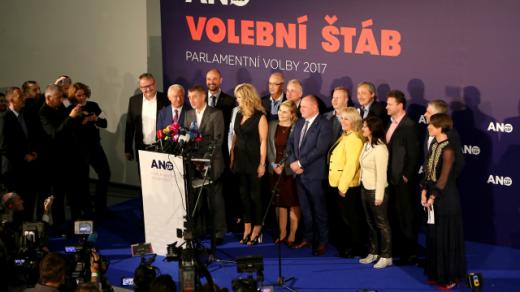 Tisková konference hnutí ANO