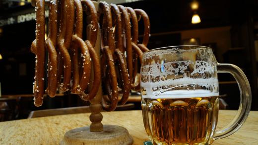 pivo a preclíky