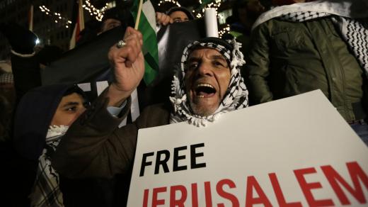 Protesty Palestinců