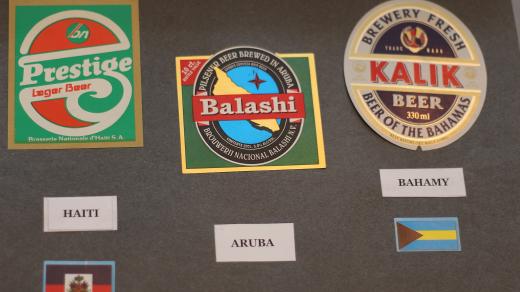 Sbírka pivních tácků a etiket