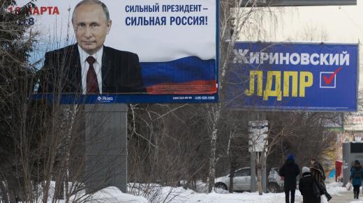 Putin kampaň rusko