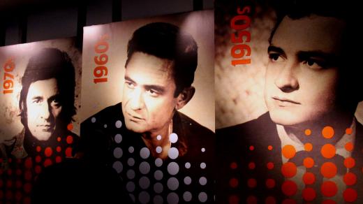 Johnny Cash (v letech 1950, 1960 a 1970)