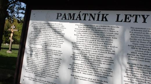 Památník v Letech u Písku