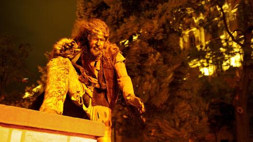 Čert od Brány pekelné pod Černínským palácem