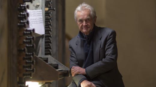 Karel Paukert (8. ledna 2015 u příležitosti pražského recitálu v kostele U Klimenta)