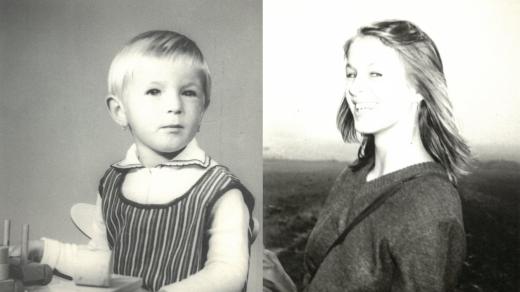 Věra Hlaváčková v dětství a jako studentka konzervatoře