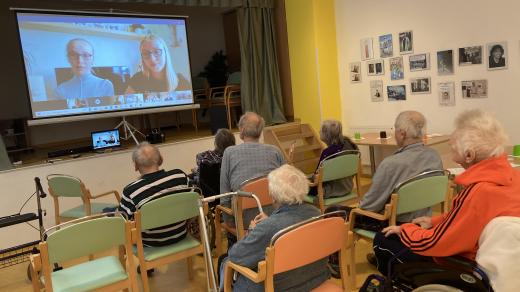 Obejmi čtením v domě pro seniory Vysočany