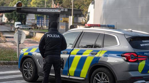 Policie na slovensko-maďarských hranicích na jižním Slovensku